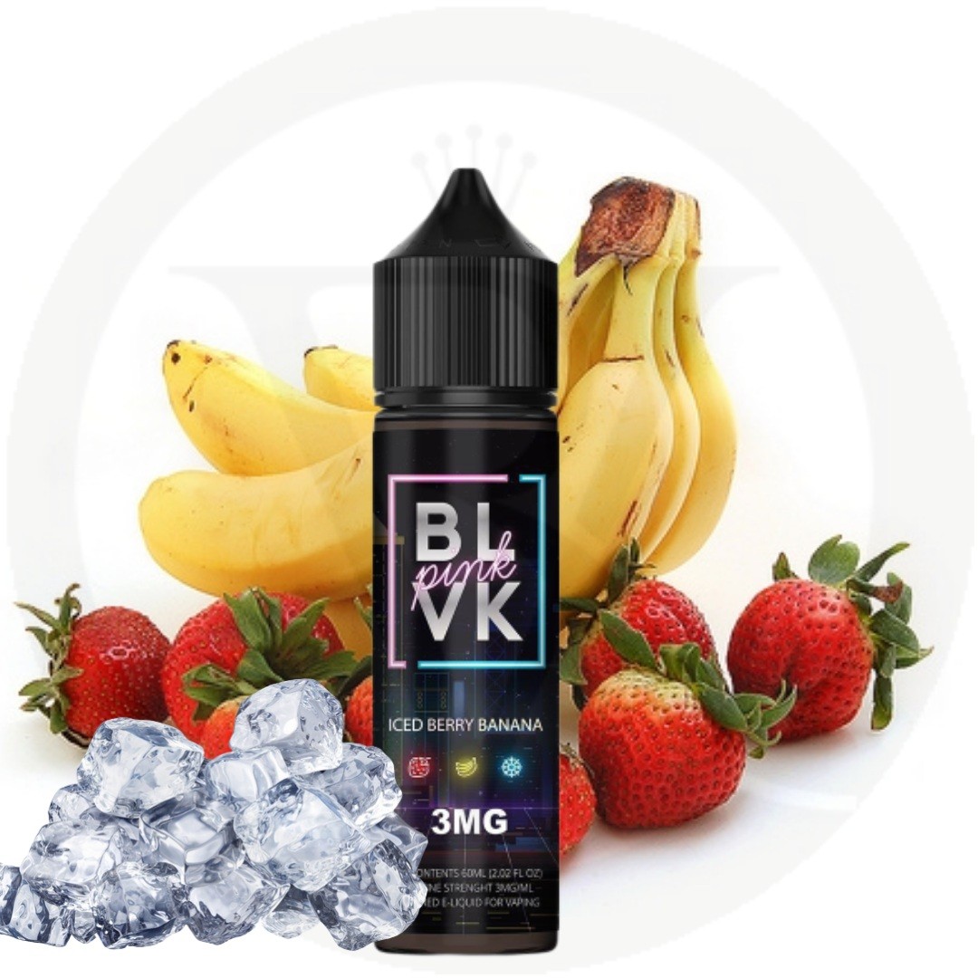 Iced Berry Banana Blvk Pink 60ml best online vape store UAE Iced Berry Banana Blvk Pink