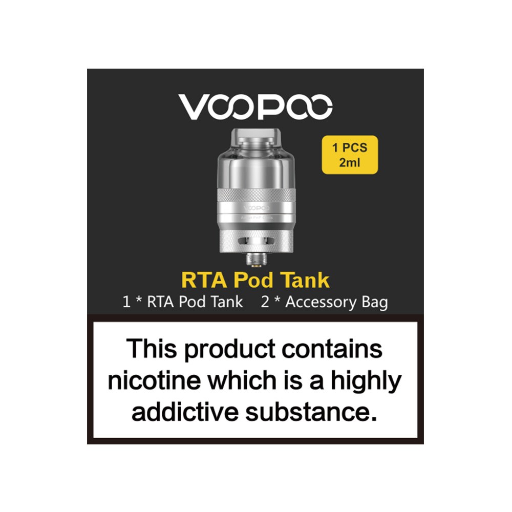 Voopoo RTA Pod Tank Voopoo RTA Pod Tank
