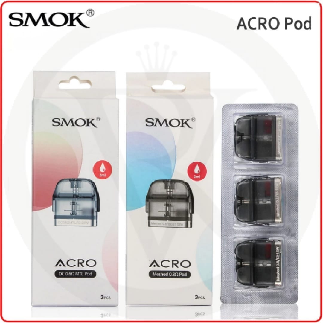 Smok Acro Replacement Pods 3pcs in pack best online shop UAE Smok Acro Replacement Pods