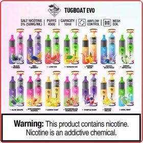 Tugboat evo 4500 puffs