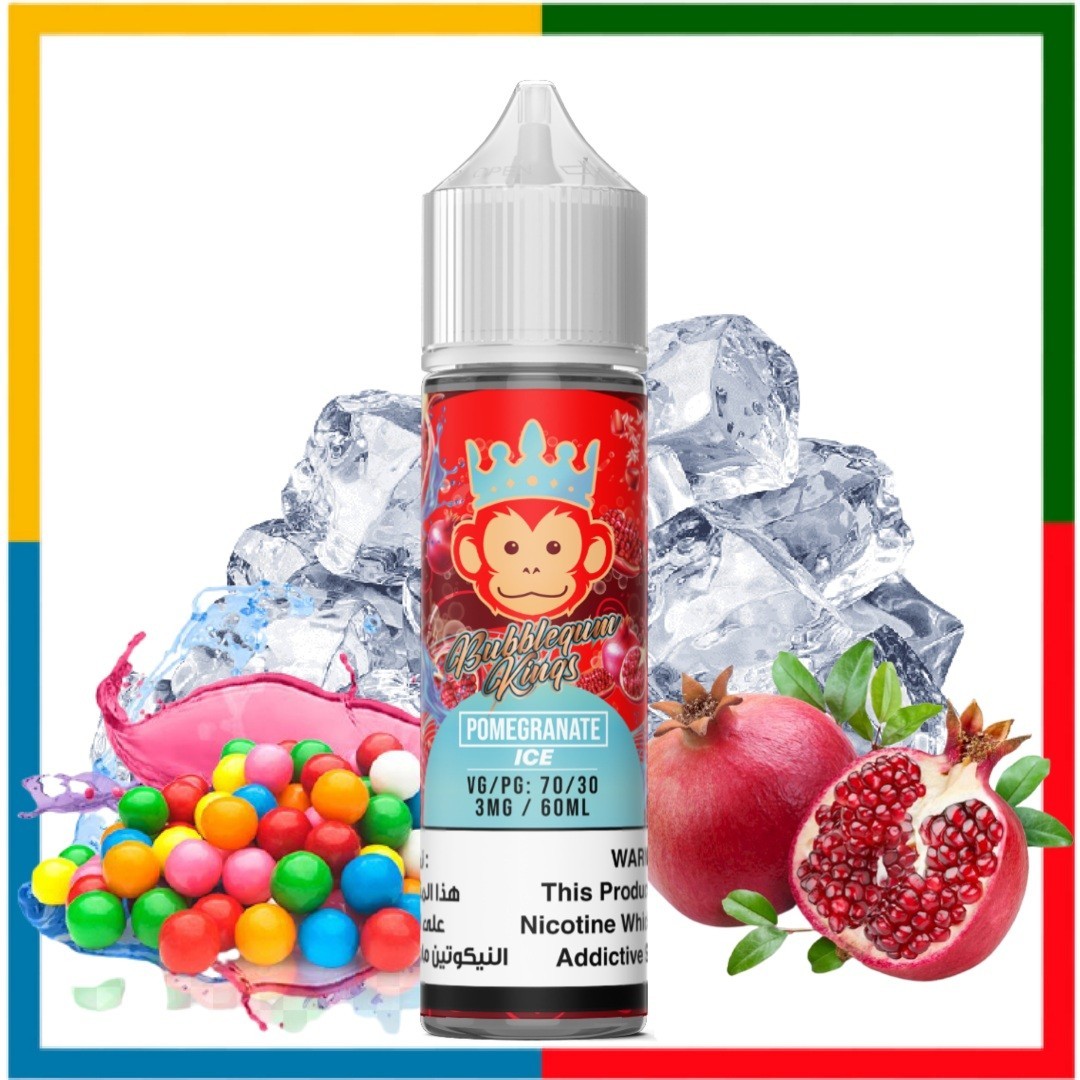 Bubblegum Kings Pomegranate Ice 60ml best online shop UAE Bubblegum Kings Pomegranate Ice