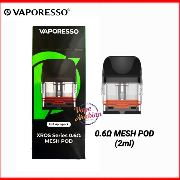 Vaporesso XROS Series Pod Cartridge- 0.6ohm (2ml)
