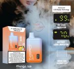 Nerd Fire Disposable Vape 8000 Puffs- Mango Ice