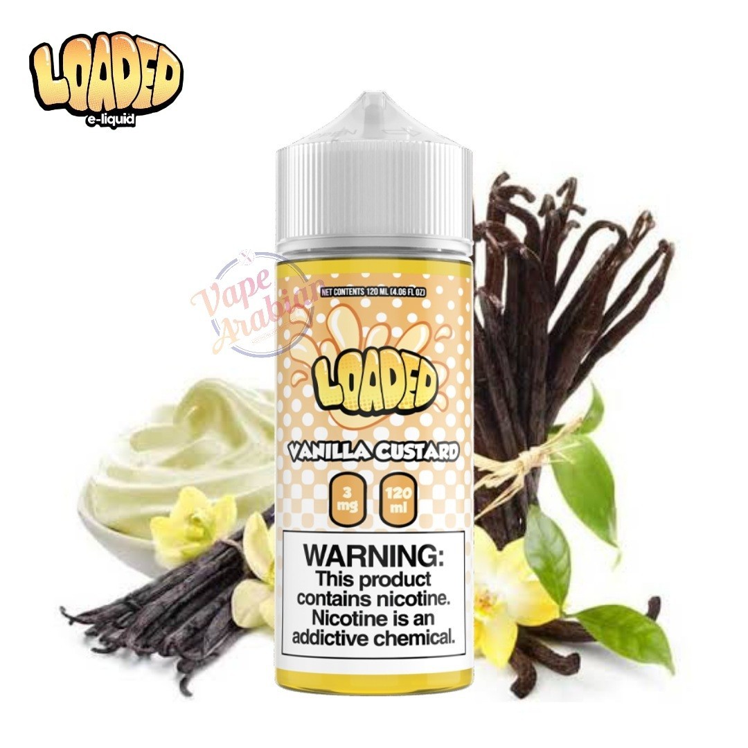 Loaded Vanilla Custard 120ml Best Online Vape Shop In UAE Loaded Vanilla Custard 120ml