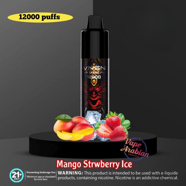 VNSN Spark 12000 Puffs- Mango Strawberry Ice