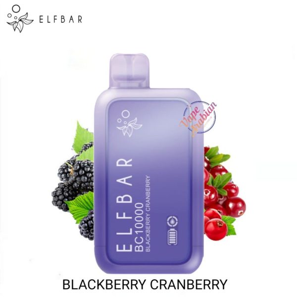 Elf Bar BC10000 Puffs Disposable- Blackberry Cranberry