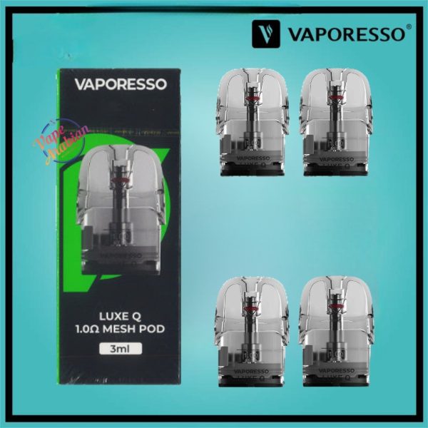 Vaporesso Luxe Q Replacement Pods- 1.0ohm 3ml