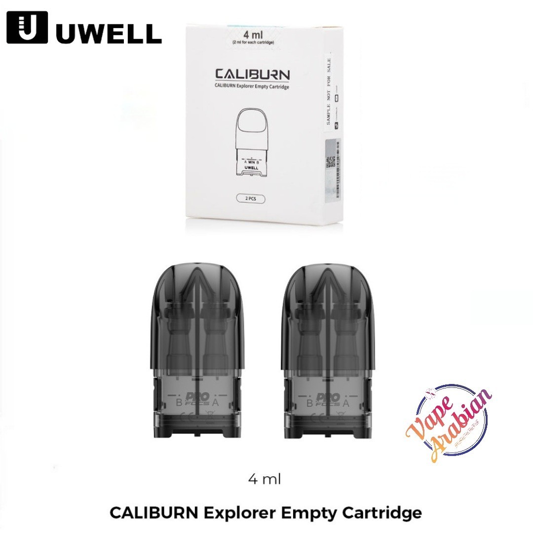 Best Buy Uwell Caliburn Explorer Empty Cartridge 4ml in UAE Uwell Caliburn Explorer Empty Cartridge