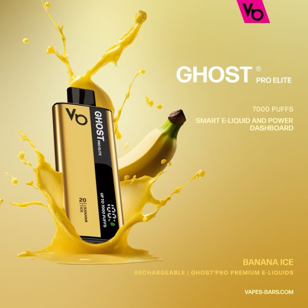Ghost Pro Elite 7000 Puffs Banana Ice