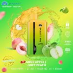Hayati Pro Ultra 15000 Puffs- Sour Apple Juicy Peach