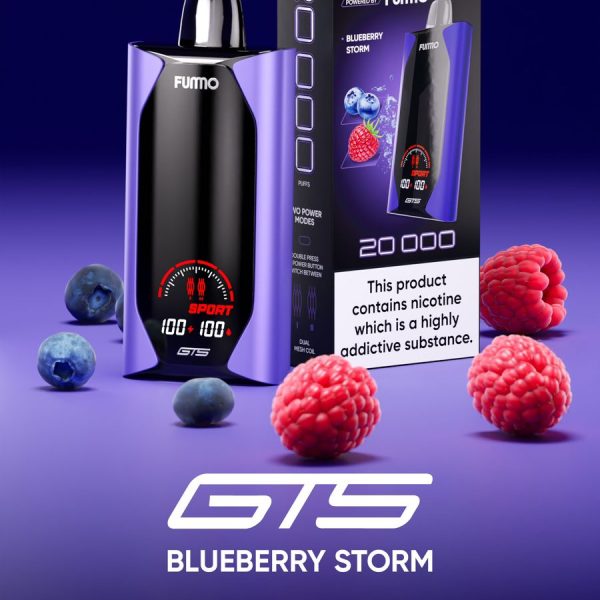 Fummo Falcon GTS 20000 Puffs Disposable Vape Blueberry Storm
