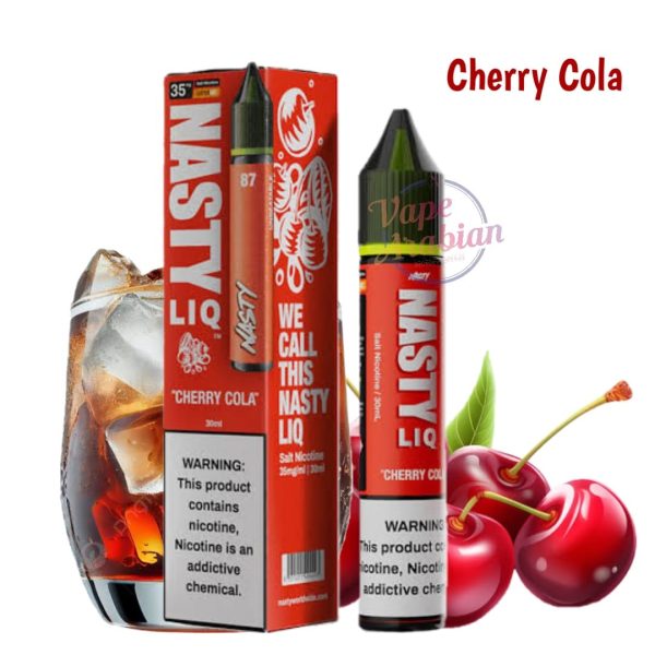 Nasty Liq Nicotine Salt E-Liquid 30mL Cherry Cola