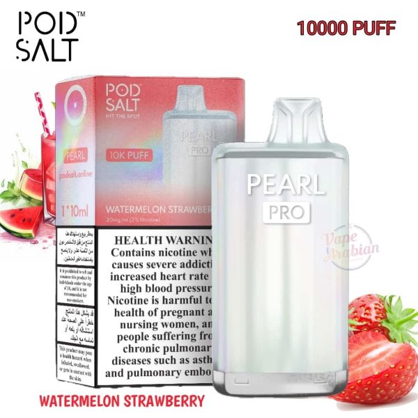 Pod Salt Pearl Pro 10K- Watermelon Strawberry