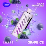 Vozol Gear Shisha 25000 Puffs Disposable Grape Ice
