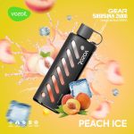 Vozol Gear Shisha 25000 Puffs Disposable Peach Ice