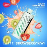 Vozol Gear Shisha 25000 Puffs Disposable Strawberry Kiwi