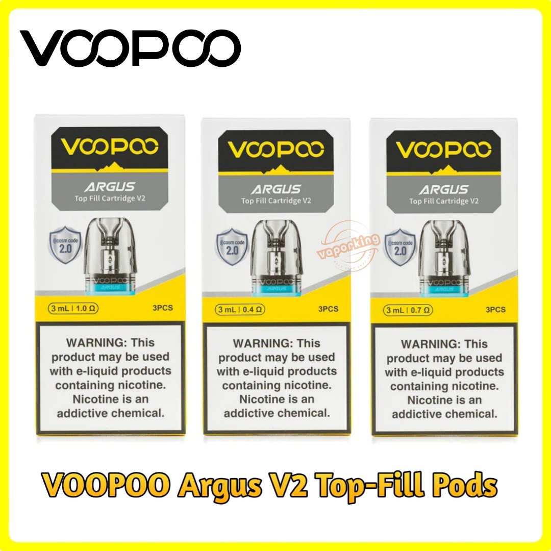 VOOPOO Argus Pod Cartridge V2 3ml In UAE - Vaporking UAE VOOPOO Argus Pod Cartridge V2