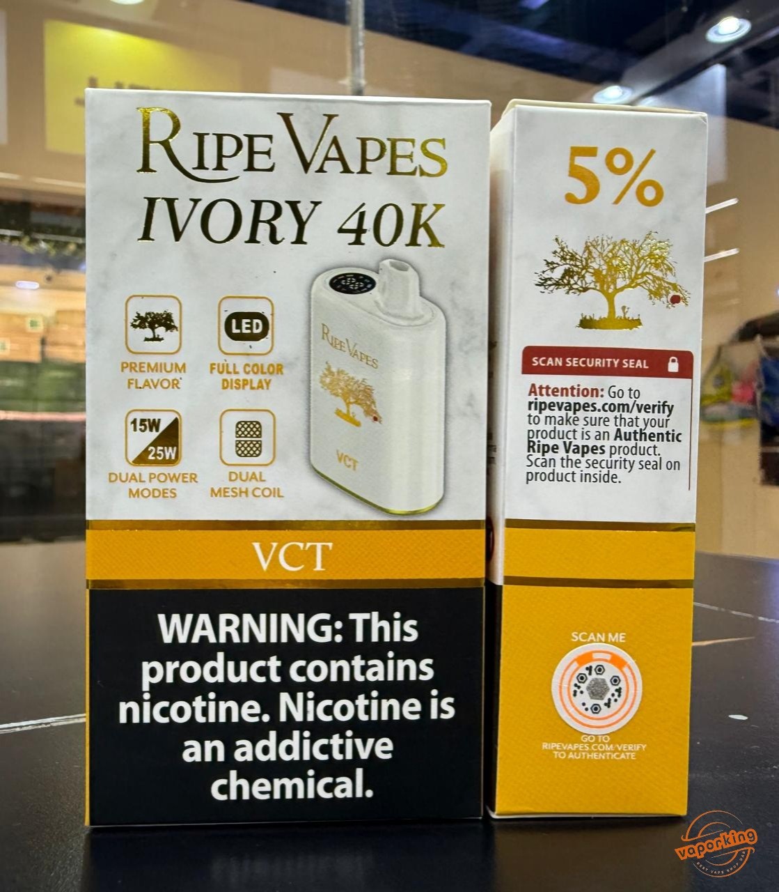 Best Buy Ripe Vapes IVORY 40000 Puffs Disposable In UAE Ripe Vapes IVORY 40000 Puffs Disposable Vape In UAE - Image 1
