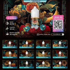 ELFLIQ Nic Salts 30mg Ice King