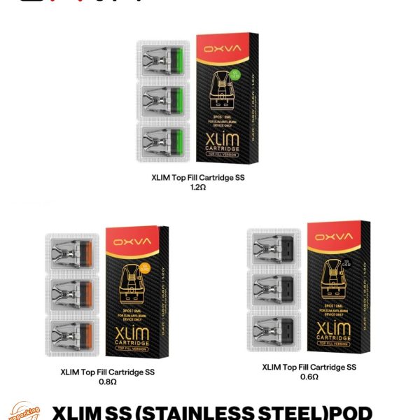 OXVA Xlim SS Pods 2ml